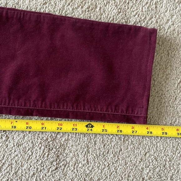 Kut From The Kloth Catherine Boyfriend Jean Mid Rise Women’s 4 Burgundy Wine - Picture 9 of 12